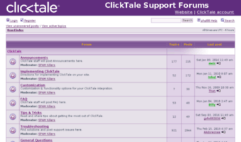 forums.clicktale.com