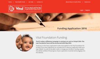 funding.vitalfoundation.co.za