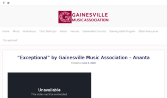 gainesvillemusicassociation.com