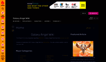 Noa (interface), Galaxy Angel Wiki