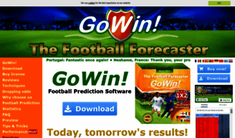 Gowin Soccer Prediction Software