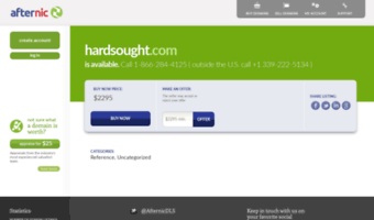 hardsought.com