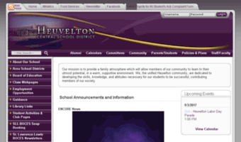 heuvelton.schoolfusion.us