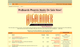 highlandertcg.proboards.com