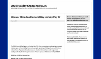 holidayshoppinghours.com