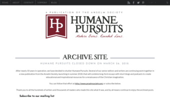 humanepursuits.com
