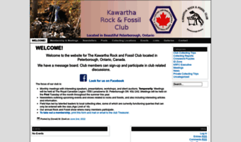 kawartharockandfossilclub.com