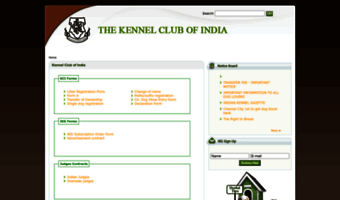 kennelclubofindia.org