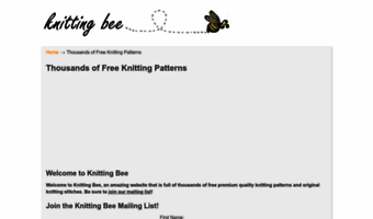 Knitting Bee Com Observe Knitting Bee News Thousands Of