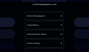 listofnewspapers.com