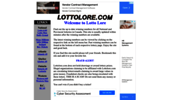 649 results from lotto lore