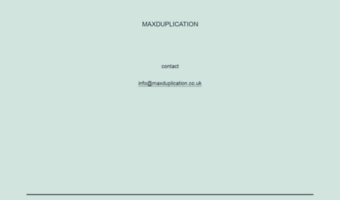 maxduplication.co.uk