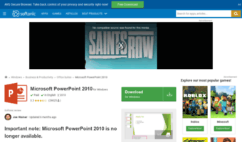 powerpoint 2010 free download softonic