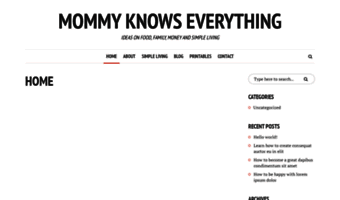 mommyknowseverything.com
