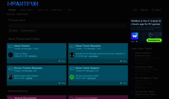 List Of All Trainers  MrAntiFun, PC Video Game Trainers, Cheats and mods