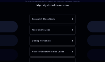 mycraigslistadmaker.com