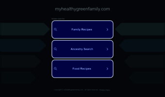 myhealthygreenfamily.com