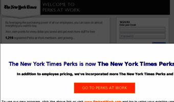 nytimes.corporateperks.com