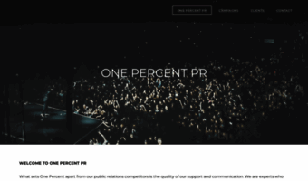 onepercentpr.com
