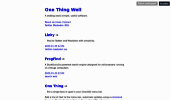 onethingwell.org