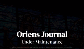 oriensjournal.com