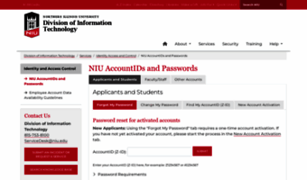 password.niu.edu
