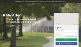 pebblecreektx.nextdoor.com
