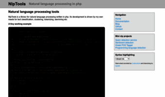 php-nlp-tools.com