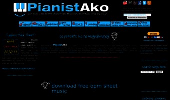 Más allá Oportuno Salida Pianistako.blogspot.com ▷ Observe Pianist Ako Blogspot News | PianistAko  free OPM piano sheet music