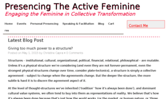 presencingtheactivefeminine.com
