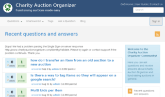questions.charityauctionorganizer.com