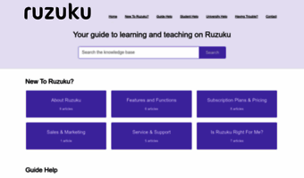 ruzuku.helpscoutdocs.com