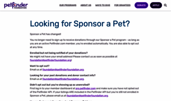 sap.petfinderfoundation.com