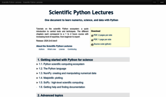 scipy-lectures.org