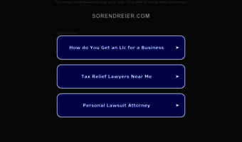 sorendreier.com