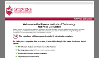 stevens.studentaidcalculator.com