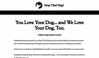 stopthatdog.com