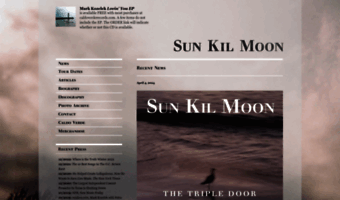 Sunkilmoon Com Observe Sun Kil Moon News The Official Website For Sun Kil Moon Mark Kozelek