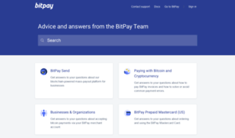 support.bitpay.com