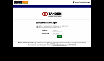 tandemconstruction.pipelinesuite.com