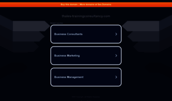 thales-trainingconsultancy.com