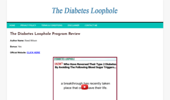 thediabetesloopholereview.com