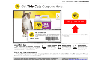 tidycats.couponrocker.com