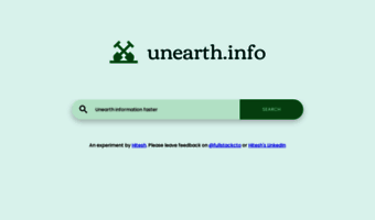 unearth.info