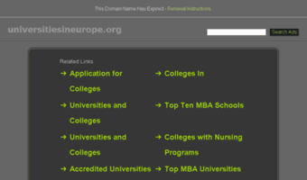 universitiesineurope.org
