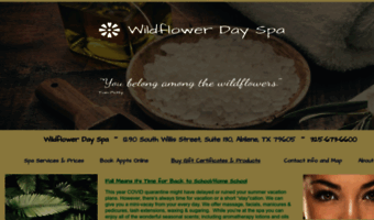 wildflowerdayspa.com