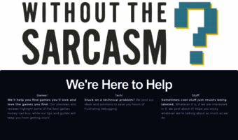 withoutthesarcasm.com