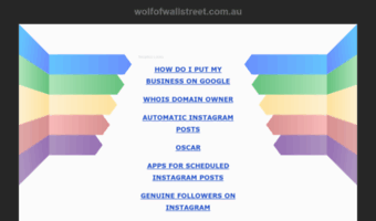 wolfofwallstreet.com.au
