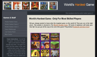worlds-hardest-game.com