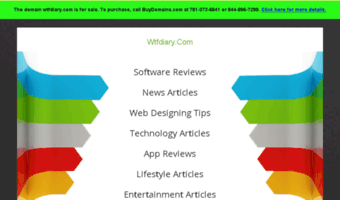 wtfdiary.com